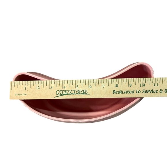 Vintage 1955 Miramar of California Pink Pottery Planter Bowl - MCM Ceramic - Picture 9 of 15